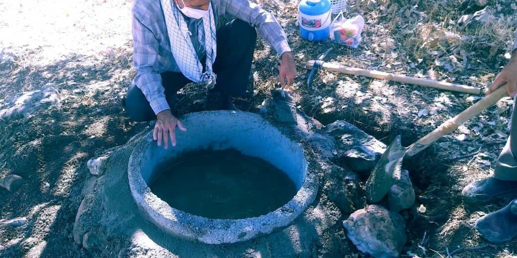 احداث آبشخور برای تأمین آب آشامیدنی حیات وحش در کرمانشاه