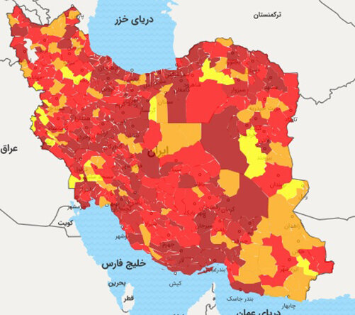 تحویل ۲۱ میلیون دوز واکسن تا کنون به وزارت بهداشت/ ۴۲۰ شهرستان در تب کرونا می‌سوزد