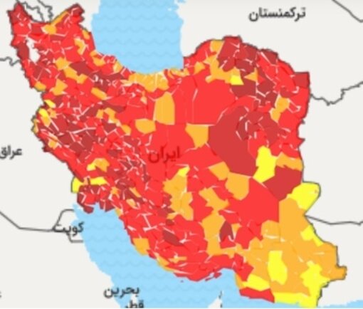 تست کرونا رایگان شد/ نقشه کرونایی خبر از فروکش کردن موج پنجم داد