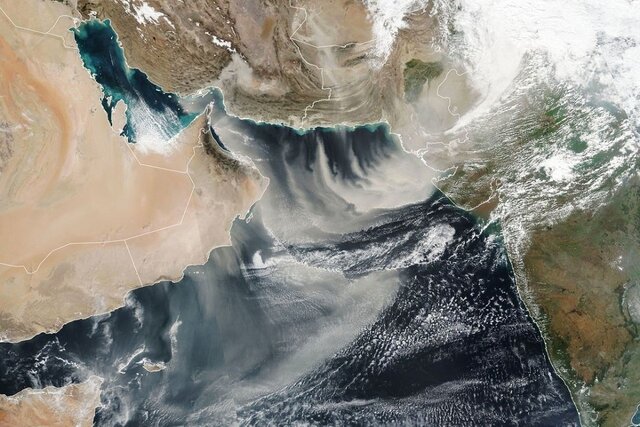 تصویر ناسا از طوفان گرد و غبار در “ایران”