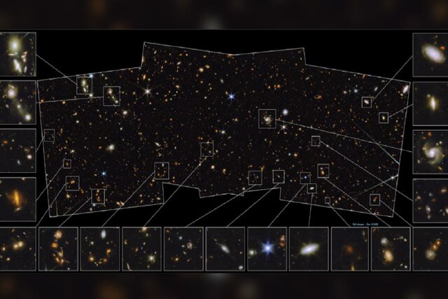 الماس‌های کهکشانی خیره‌کننده در تصویر جدید «تلسکوپ فضایی جیمز وب»