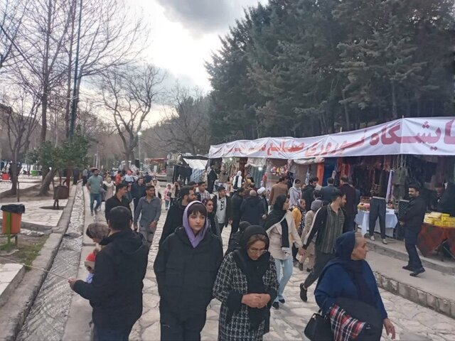 دربند صحنه مملو از گردشگران نوروزی است