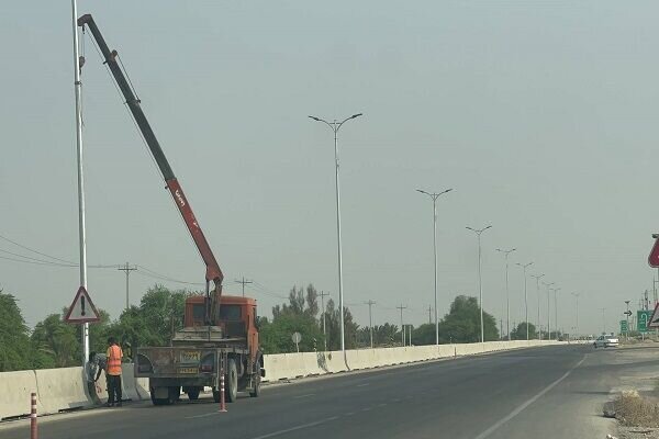 تکمیل فاز دوم روشنایی محور «عربی- خورموج»