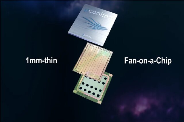 ابداع یک پنکه یک میلی‌متری برای خنک کردن تراشه‌ها