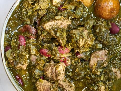 طرز تهیه قرمه‌سبزی با مرغ